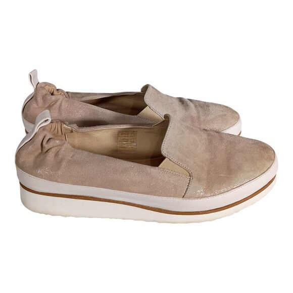 Softwaves Terracare Elyse Slip-On Shoe Loafer Cream Leather Womens 38.5/US 7.5-8 - Picture 4 of 11